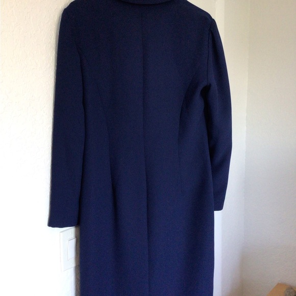 Talbots Classic Navy Blue Dress Size 8 - Picture 4 of 8